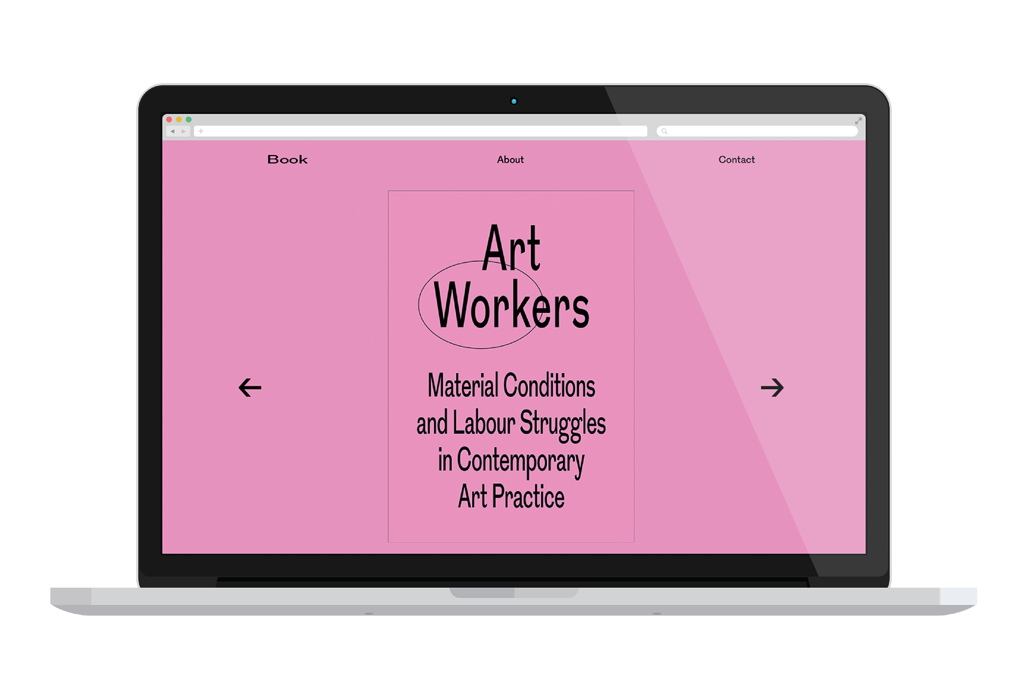 Art Workers website cover
