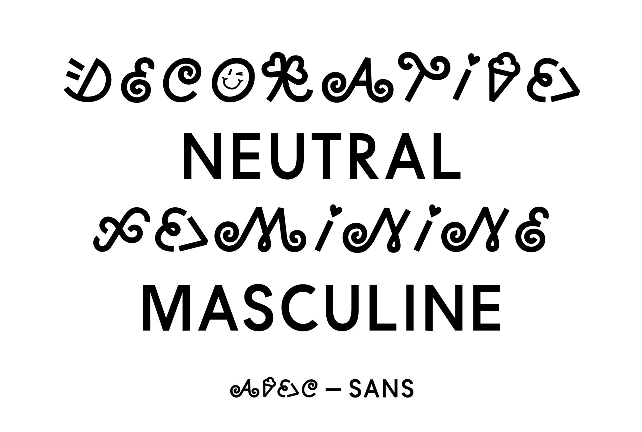 queertype t-shirts typography